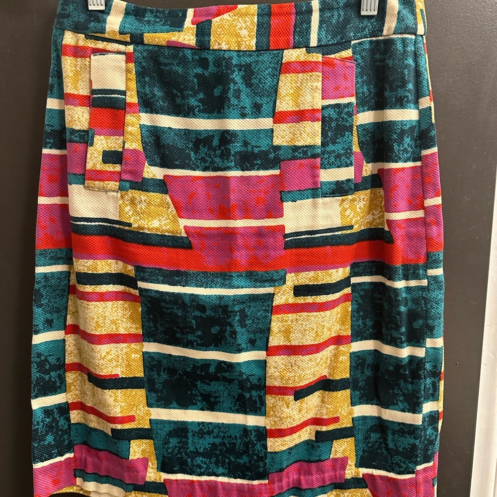 Colorful Dolce Vita pencil skirt